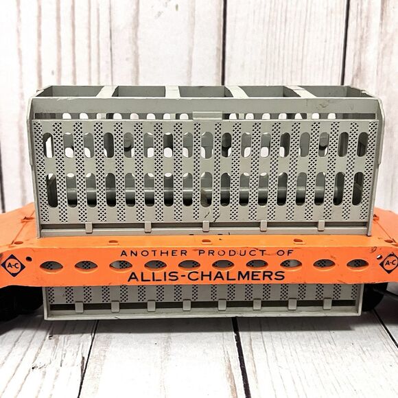 lionel: O Gauge: Allis-Chalmers ACMX 6519: Condenser Flat Car: Vintage 1958 - Picture 2 of 10